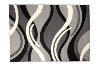 Vloerkleed Dream Donker Grijs Creme Geometrisch Golven