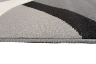 Vloerkleed Dream Donker Grijs Creme Geometrisch Golven