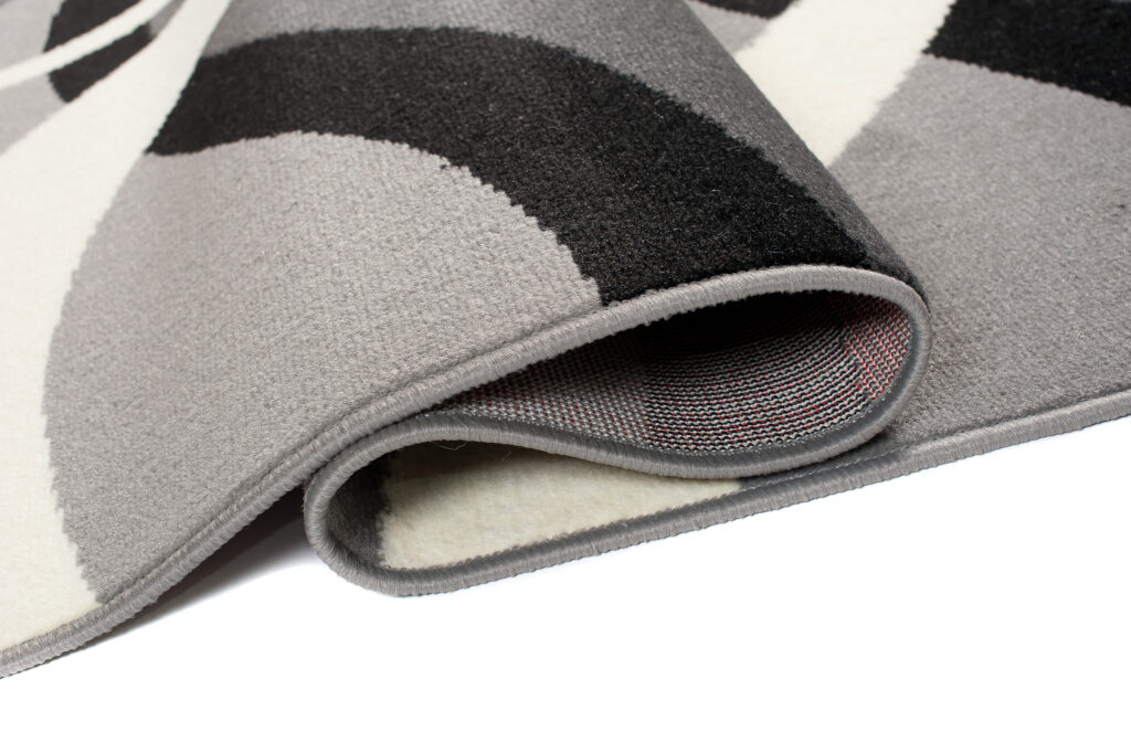 Vloerkleed Dream Donker Grijs Creme Geometrisch Golven