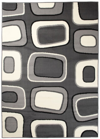 Vloerkleed Dream Grijs Creme Geometrisch Rechthoeken