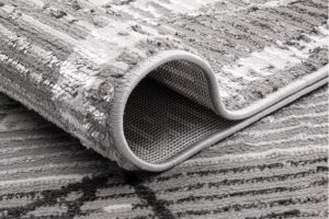 Vloerkleed Crystal Grijs Frame Geometrisch 3D Effect