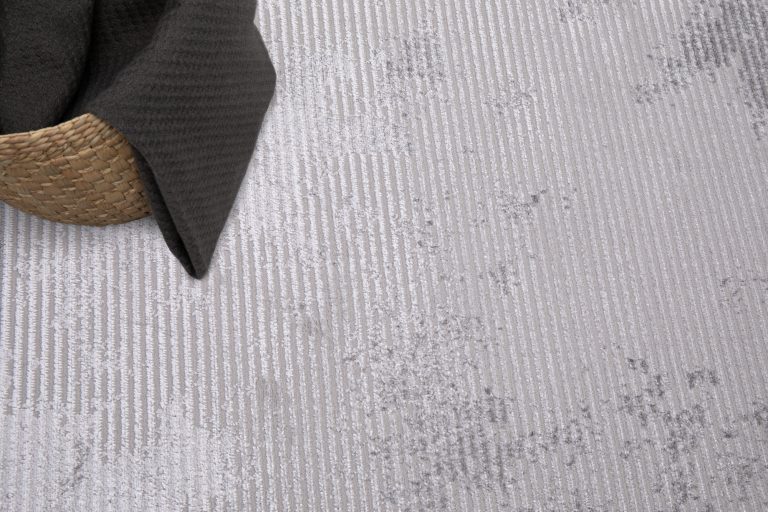 Vloerkleed Crystal Grijs Frame Gevlekt 3D Effect