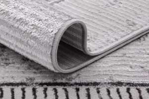 Vloerkleed Crystal Grijs Frame Gevlekt 3D Effect