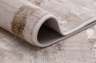 Vloerkleed Crystal Beige Bruin Abstract 3D Effect