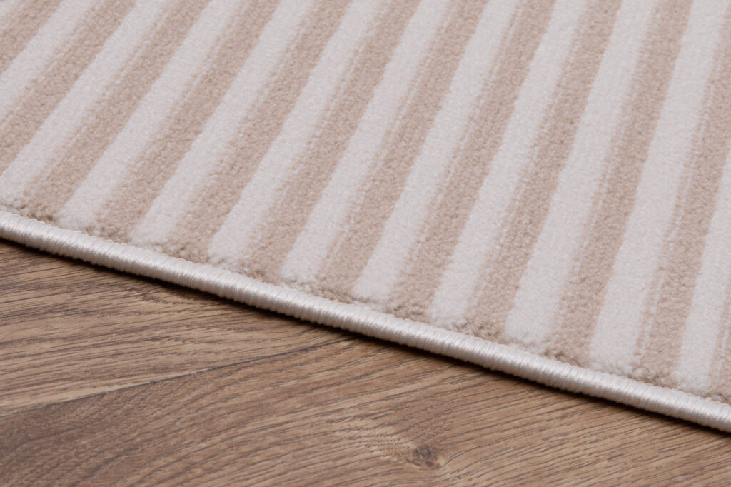 Vloerkleed Crystal Groen Beige ZigZag Geometrisch 3D Effect