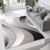 Vloerkleed Dream Modern Lichtgrijs Golven