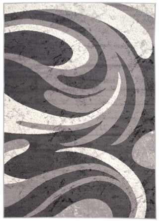 Vloerkleed Dream Abstract Grijs Dunne Golven
