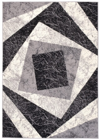 Vloerkleed Dream Geometrisch Grijs Vierkanten