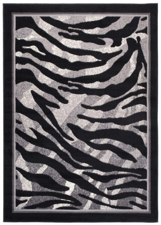 Vloerkleed Dream Modern Grijs Zwart Dierenprint