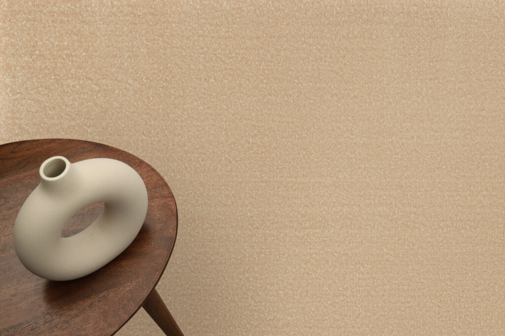 Vloerkleed Mono Rond Indoor Outdoor Beige