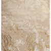 Vloerkleed Crystal Beige Goud Crème Marmer 3D Effect