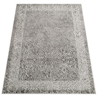 Vloerkleed Ares Licht Grijs Ornamenten Vintage