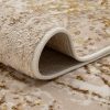 Vloerkleed Crystal Beige Goud Crème Marmer 3D Effect