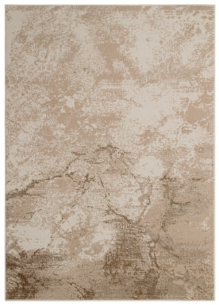 Vloerkleed Crystal Beige Bruin Marmer 3D Effect