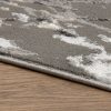 Vloerkleed Crystal Donker Grijs Abstract Marmer 3D Effect
