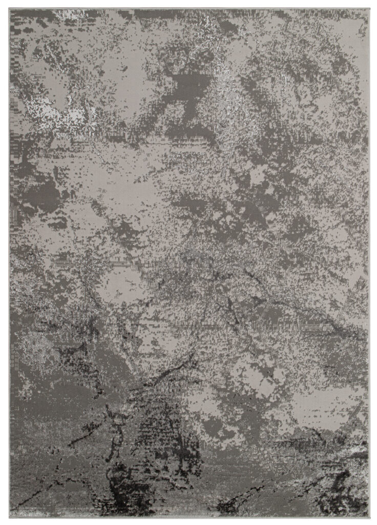 Vloerkleed Crystal Lichtgrijs Marble 3D Effect
