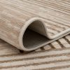 Vloerkleed Crystal Bruin Beige Cream Strepen 3D Effect