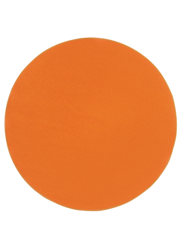Vloerkleed Mono Rond Indoor Outdoor Oranje