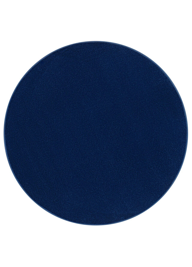 Vloerkleed Mono Rond Indoor Outdoor Marineblauw