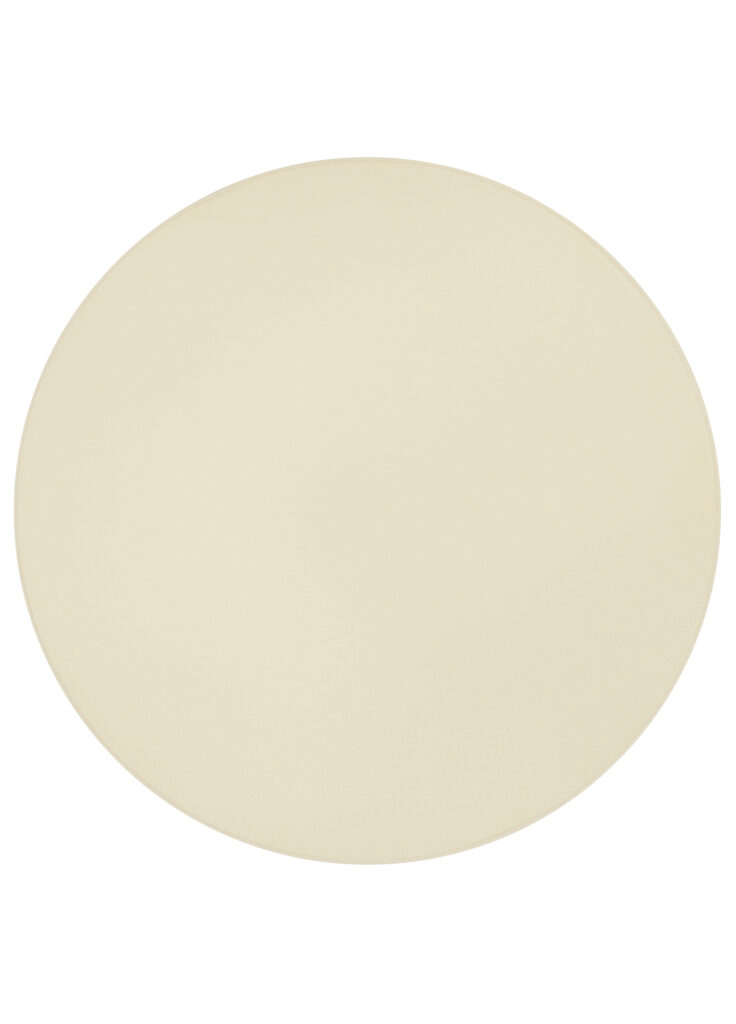 Vloerkleed Mono Rond Indoor Outdoor Creme