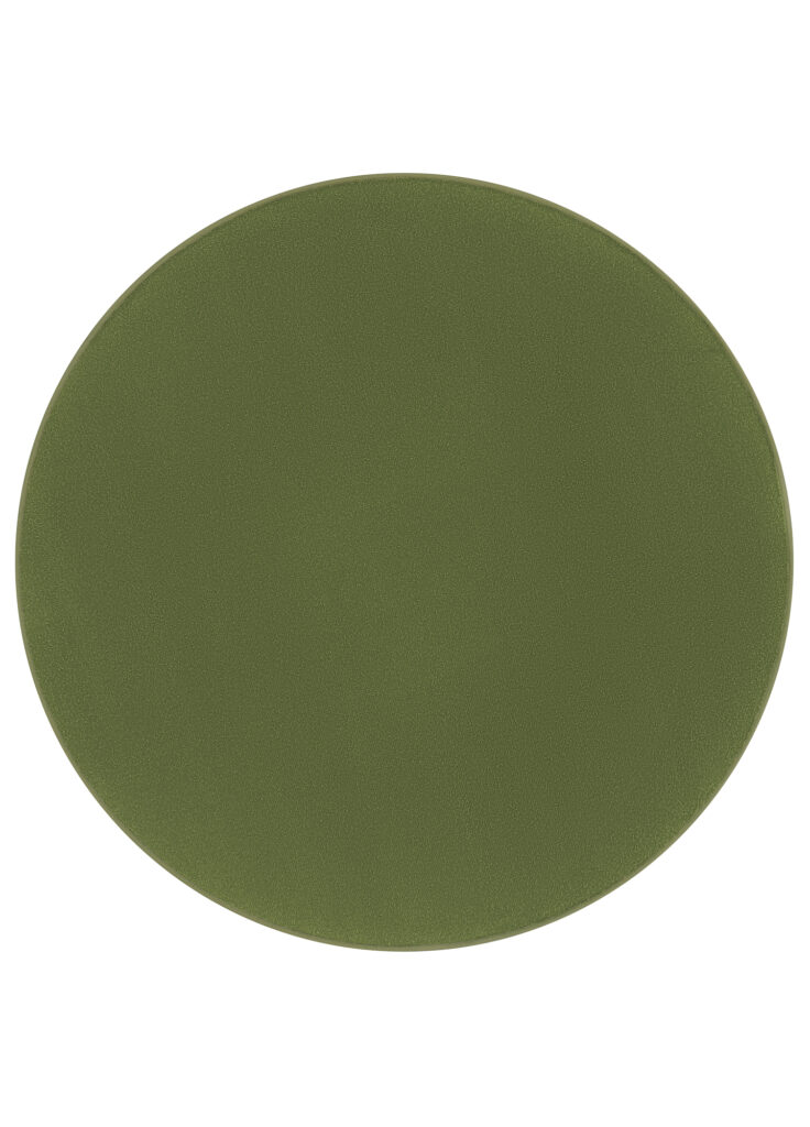 Vloerkleed Mono Rond Indoor Outdoor Groen