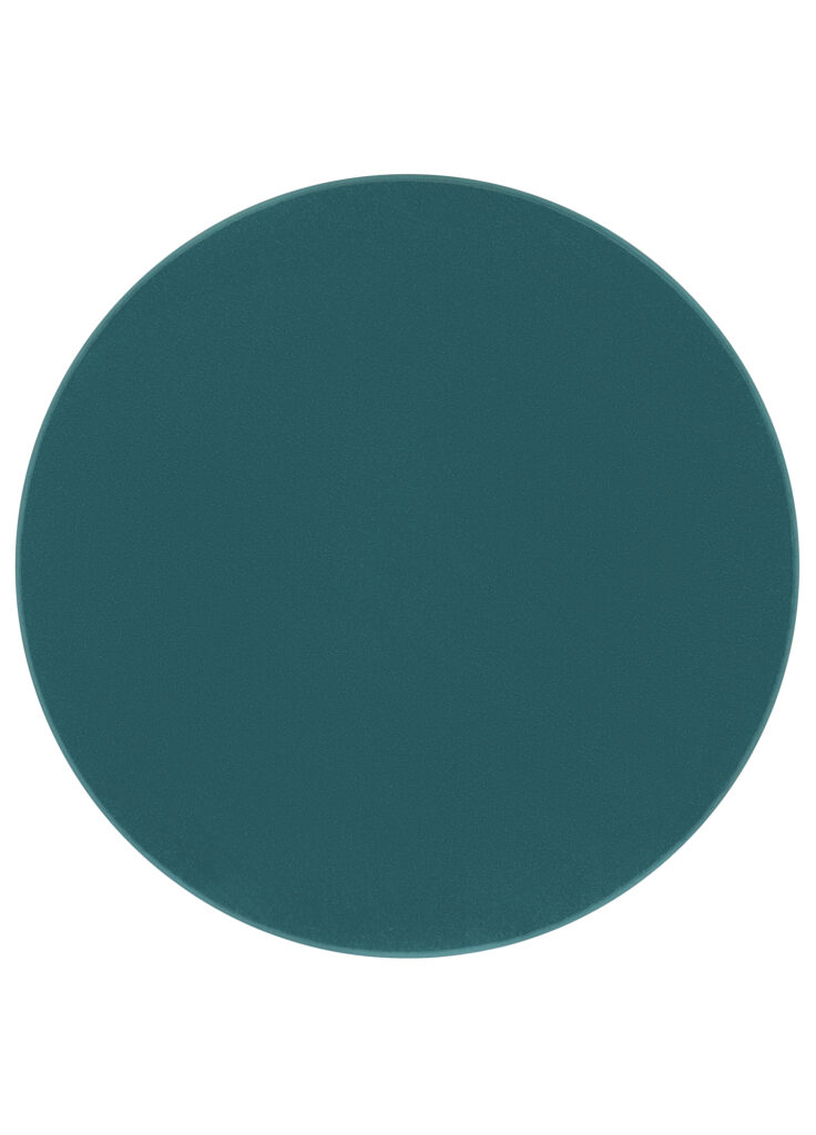 Vloerkleed Mono Rond Indoor Outdoor Blauw