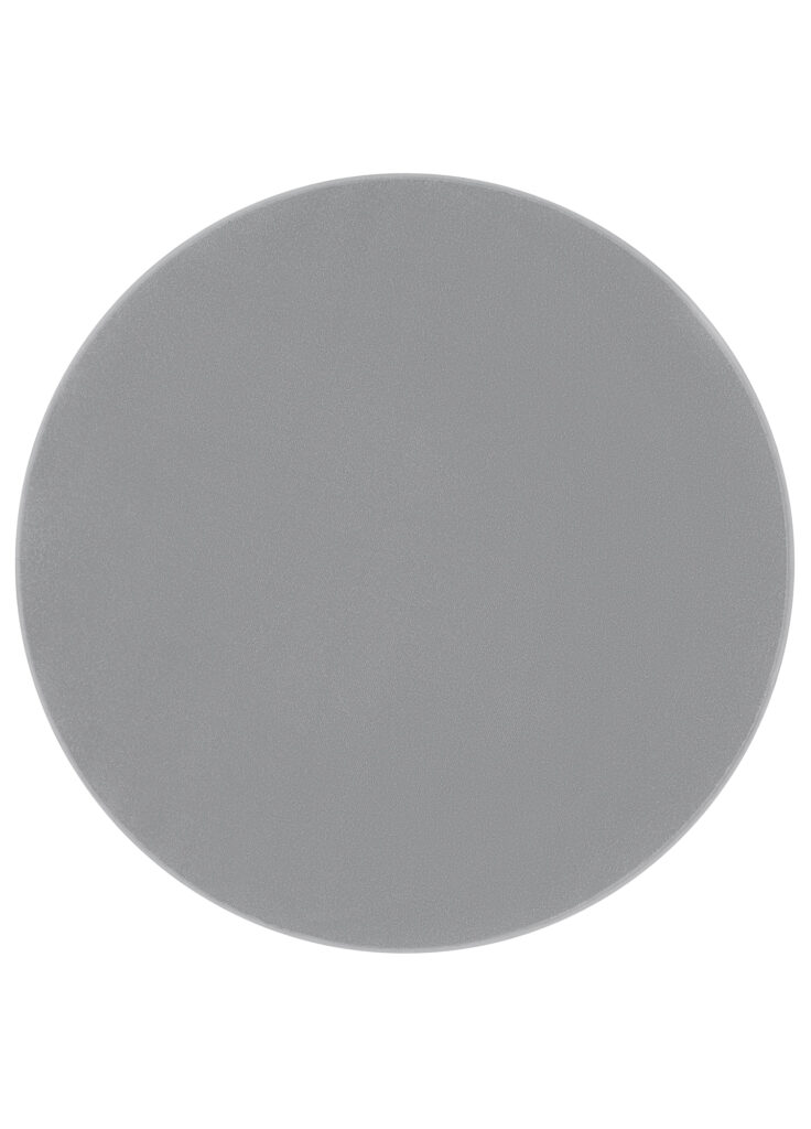 Vloerkleed Mono Rond Indoor Outdoor Licht Grijs