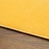 Vloerkleed Mono Rond Indoor Outdoor Geel