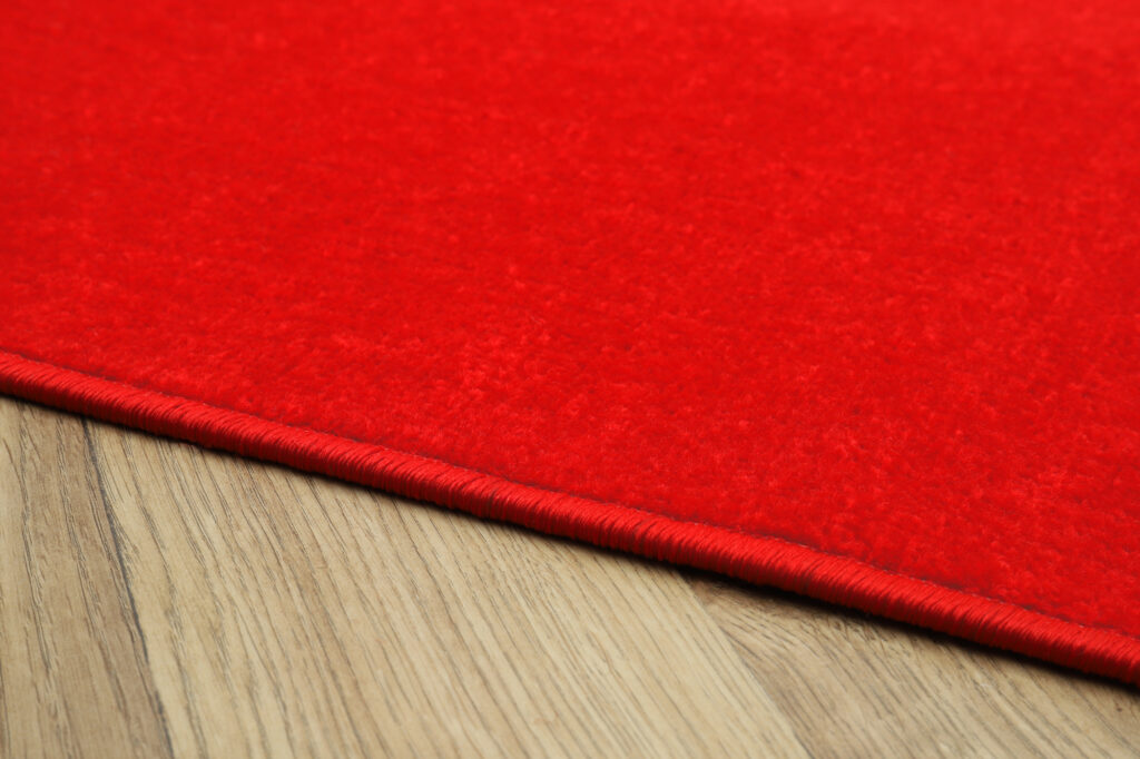 Vloerkleed Mono Rond Indoor Outdoor Rood
