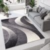 Vloerkleed Dream Modern Donkergrijs Golven