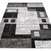 Vloerkleed Dream Geometrisch Grijs Zwart Rechthoeken
