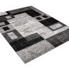 Vloerkleed Dream Geometrisch Grijs Zwart Rechthoeken