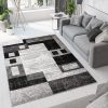 Vloerkleed Dream Geometrisch Grijs Zwart Rechthoeken