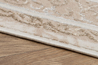 Vloerkleed Ares Bruin Beige Rozet Vintage