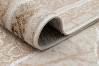 Vloerkleed Ares Bruin Beige Rozet Vintage