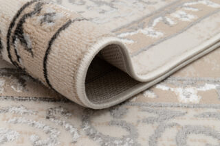 Vloerkleed Ares Grijs Beige Rozet Vintage