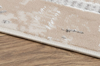 Vloerkleed Ares Grijs Beige Frame Gezaagd