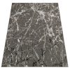Vloerkleed Crystal Donker Grijs Abstract Marmer 3D Effect