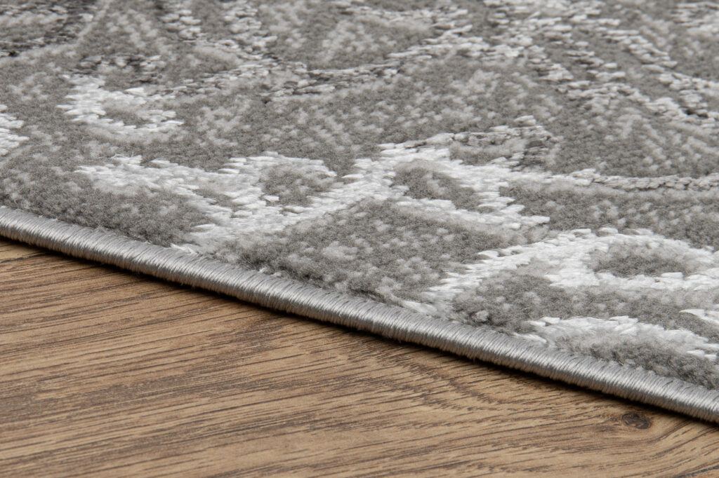 Vloerkleed Ares Donker Grijs Ornamenten Vintage