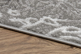 Vloerkleed Ares Donker Grijs Ornamenten Vintage