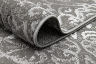 Vloerkleed Ares Donker Grijs Ornamenten Vintage
