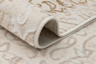 Vloerkleed Ares Creme Bruin Ornamenten Vintage