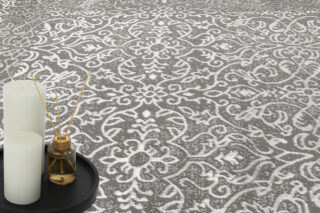 Vloerkleed Ares Grijs Ornamenten Vintage