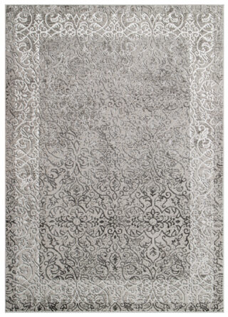 Vloerkleed Ares Licht Grijs Ornamenten Vintage