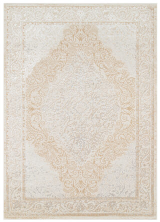 Vloerkleed Ares Creme Vintage Medaillon