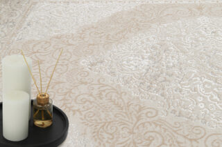 Vloerkleed Ares Creme Vintage Medaillon