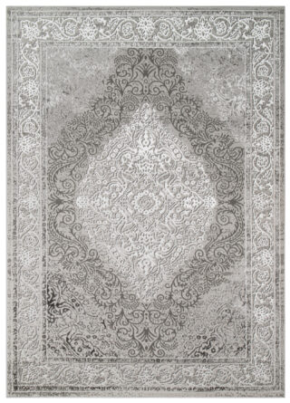 Vloerkleed Ares Grijs Vintage Medaillon