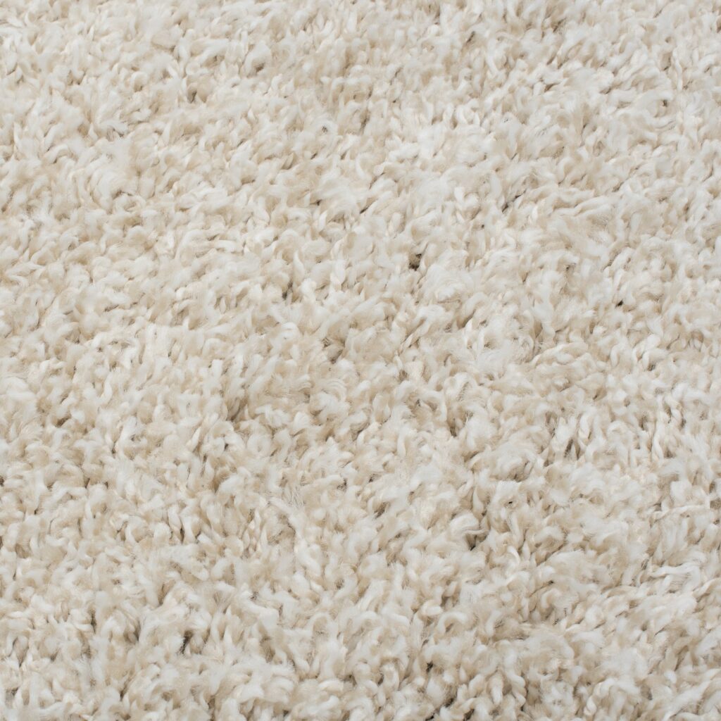 Vloerkleed Essence Shaggy Effen Licht Beige
