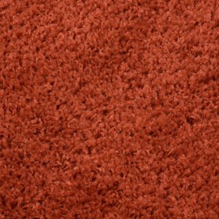 Vloerkleed Essence Shaggy Effen Terracotta