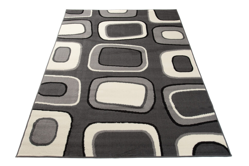 Vloerkleed Dream Grijs Creme Geometrisch Rechthoeken